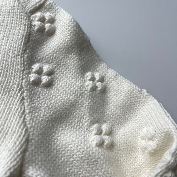 J.Crew Crewcuts Bobble Sweater for Girls in Ivory Size Medium NWT - Picture 7 of 7